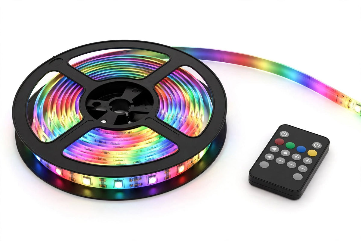 LED Strip Lights 5 Meter - RGB Multicolor with Remote