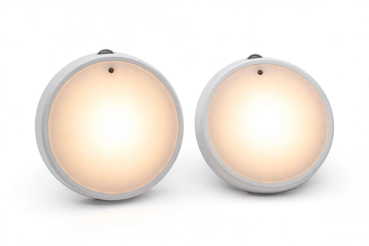 Motion Sensor LED Night Light - USB Rechargeable (Pack of 2)