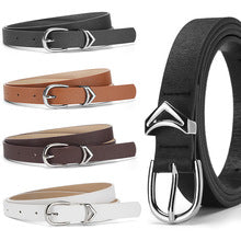 New Foreign Trade Hot-Selling I-Buckle Thin Belt for Women, Fashionable, High-End, Versatile Dress, Suit Decorative Belt